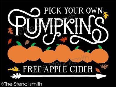 3718 - Pick your own Pumpkins - The Stencilsmith