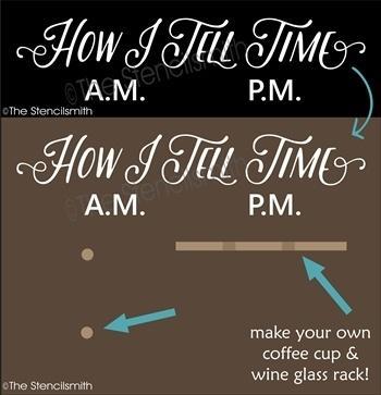 3730 -  How I Tell Time - The Stencilsmith