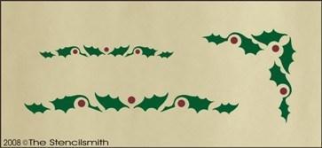 377 - Holly Border - The Stencilsmith