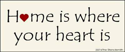 Home is where your heart is - The Stencilsmith