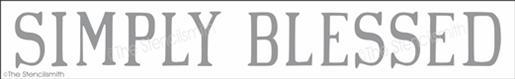 3807 - Simply Blessed - The Stencilsmith