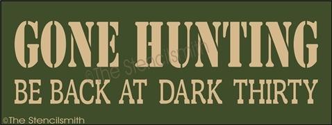 3830 - Gone Hunting be back - The Stencilsmith