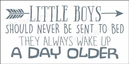 3832 - Little boys should never - The Stencilsmith