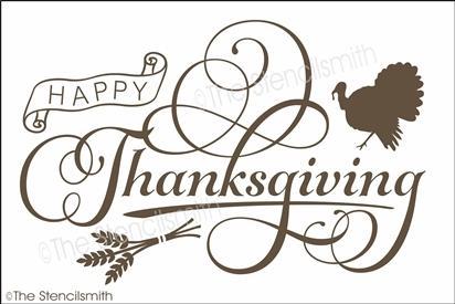 3834 - Happy Thanksgiving - The Stencilsmith