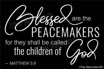 3855 - Blessed are the Peacemakers for they - The Stencilsmith