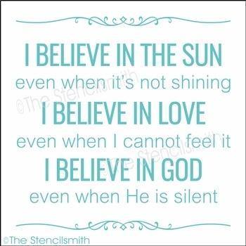 3856 - I believe in the sun - The Stencilsmith