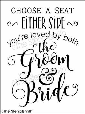 3864 - Choose a Seat Either Side - The Stencilsmith