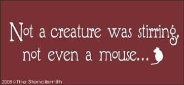 387 - Not a creature was stirring - The Stencilsmith