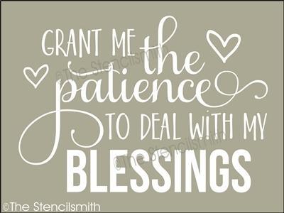 3895 - Grant me the patience to - The Stencilsmith