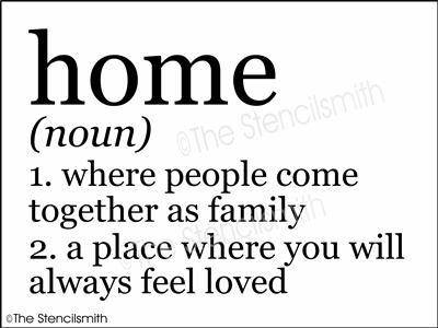 3898 - home definition - The Stencilsmith