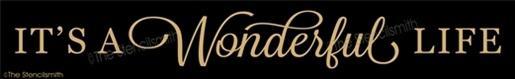 3902 - It's a Wonderful Life - The Stencilsmith