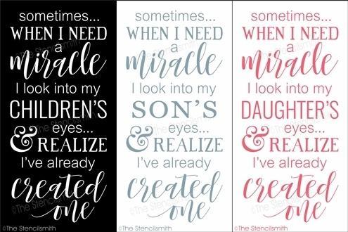 3907 - sometimes when i need a miracle - The Stencilsmith