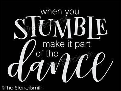 3917 - when you stumble - The Stencilsmith