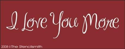 391 - I love you more - The Stencilsmith