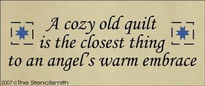 A cozy old quilt - The Stencilsmith