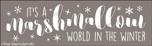 3931 - it's a marshmallow world - The Stencilsmith