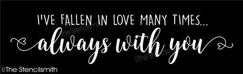 3952 - I've fallen in love many times - The Stencilsmith