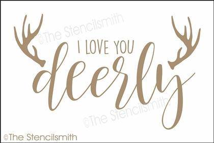 3953 - I love you deerly - The Stencilsmith