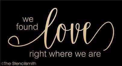3962 - we found love - The Stencilsmith