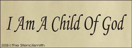 396 - I am a child of God - The Stencilsmith
