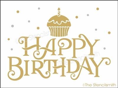 3978 - Happy Birthday - The Stencilsmith