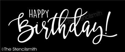 3980 - Happy Birthday - The Stencilsmith