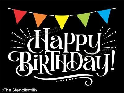 3981 - Happy Birthday - The Stencilsmith
