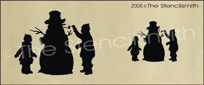 3 - Building Snowman - The Stencilsmith