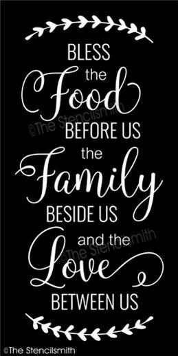4007 - Bless the food before us - The Stencilsmith