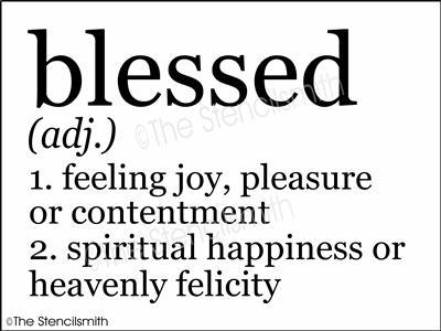 4012 - blessed definition - The Stencilsmith