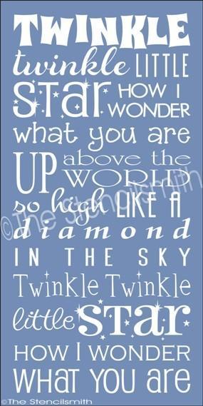 1876 - TWINKLE TWINKLE - The Stencilsmith