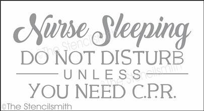 4056 - Nurse Sleeping - The Stencilsmith