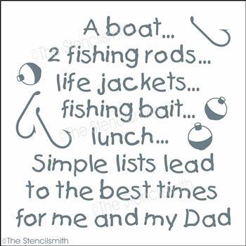 4087 - A boat... 2 fishing rods... - The Stencilsmith