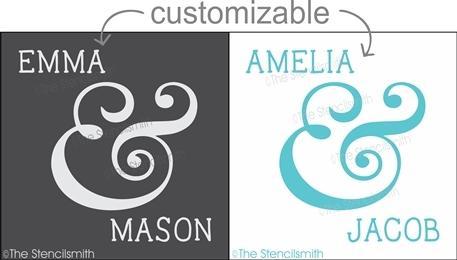 4089 - Ampersand And Names - The Stencilsmith