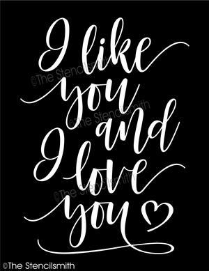 4094 - I like you and I love you - The Stencilsmith