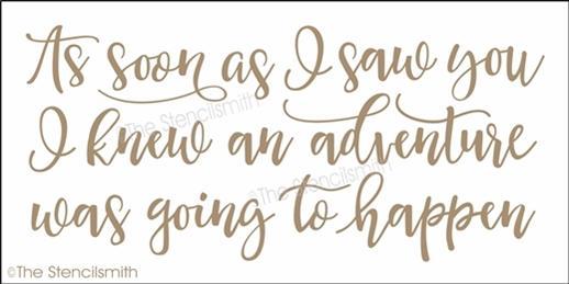 4100 - As soon as I saw you - The Stencilsmith