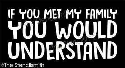4105 - if you met my family - The Stencilsmith