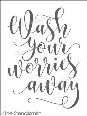 4107 - wash your worries away - The Stencilsmith