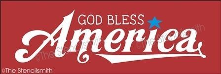 4129 - God Bless America - The Stencilsmith