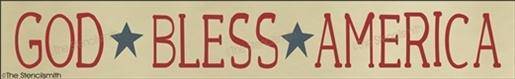 4144 - God Bless America - The Stencilsmith