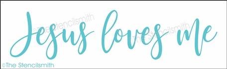 4158 - Jesus loves me - The Stencilsmith