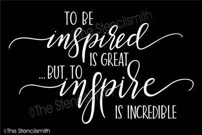 4208 - to be inspired - The Stencilsmith