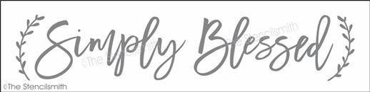 4211 - Simply Blessed - The Stencilsmith