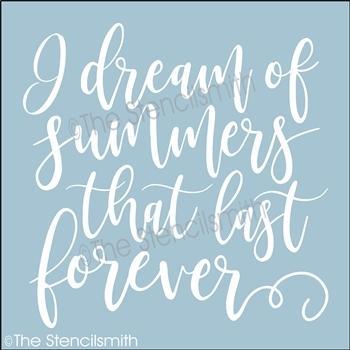 4215 - I dream of summers - The Stencilsmith