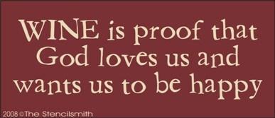 421 - WINE is proof - The Stencilsmith