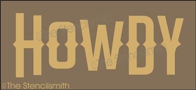 4224 - HOWDY - The Stencilsmith