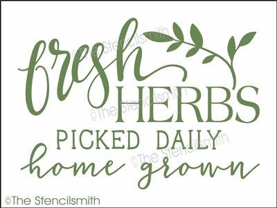 4228 - fresh HERBS - The Stencilsmith
