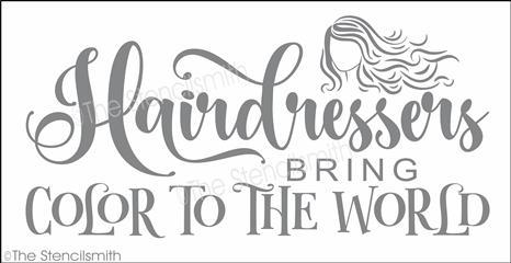 4260 - Hairdressers bring color to the world - The Stencilsmith