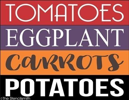 4270 - Vegetables - The Stencilsmith
