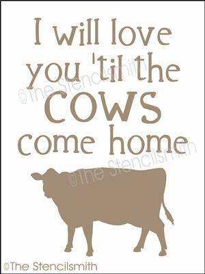 4275 - I will love you 'til - The Stencilsmith